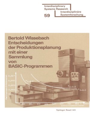 cover image of Entscheidungen der Produktionsplanung mit einer Sammlung von BASIC-Programmen
